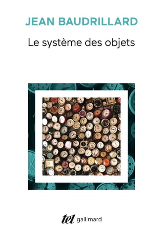 LE SYSTEME DES OBJETS, de Baudrillard | portada del libro