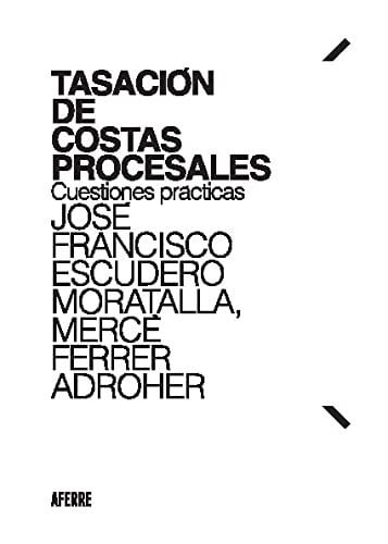 Tasación de costas procesales, de Escudero Moratalla | portada del libro