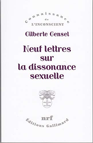 NEUF LETTRES SUR LA DISSONANCE SEXUELLE, de Gilberte Gensel | portada del libro
