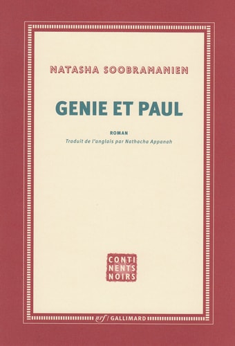 GENIE ET PAUL, de Natasha Soobramanien | portada del libro