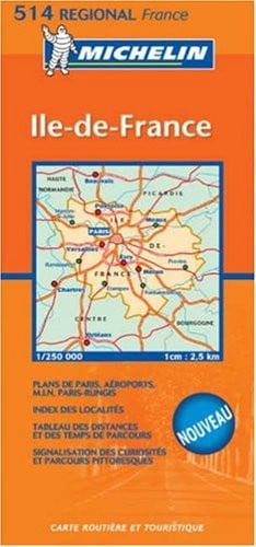 MAPA REGIONAL ILE DE FRANCE, de SIN AUTOR | portada del libro