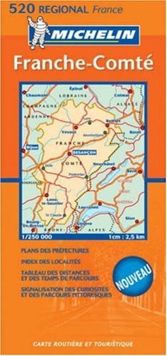 MAPA REGIONAL FRANCHE COMTE, de SIN AUTOR | portada del libro