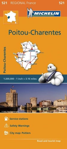 MAPA REGIONAL POITOU-CHARENTES, de SIN AUTOR | portada del libro