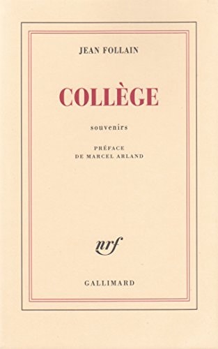COLLEGE, de Follain | portada del libro