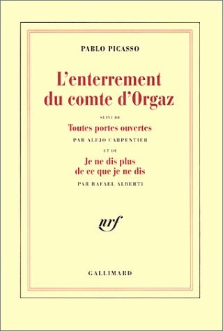 L'ENTERREMENT DU COMTE D'ORGAZ, de Picasso | portada del libro