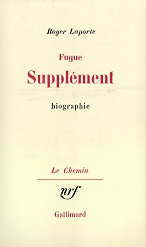 FUGUE. SUPPLEMENT, de Laporte | portada del libro