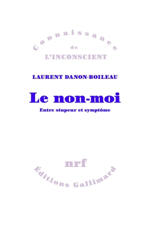 LE NON-MOI, de Laurent Danon-Boileau | portada del libro