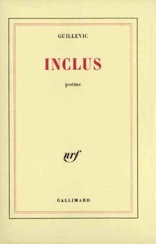 INCLUS, de Guillevic | portada del libro