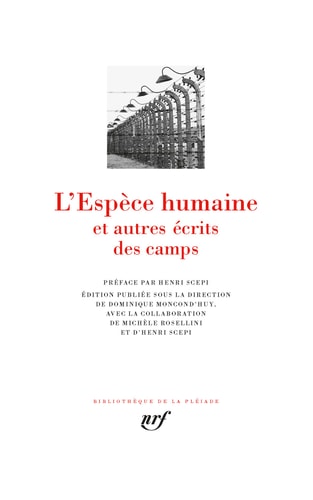 ESPECE HUMAINE ET AUT ECRI, de Dominique Moncond'huy | portada del libro