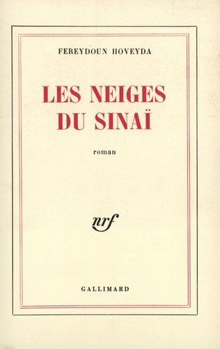 LES NEIGES DU SINAI, de Hoveyda | portada del libro