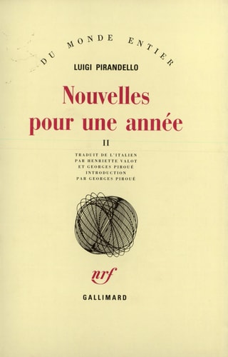 NOUVELLES POUR UNE ANNEE T2, de Luigi Pirandello | portada del libro
