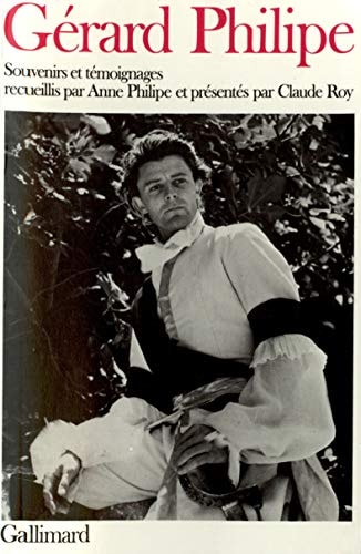 GERARD PHILIPE, de Anne Philipe | portada del libro