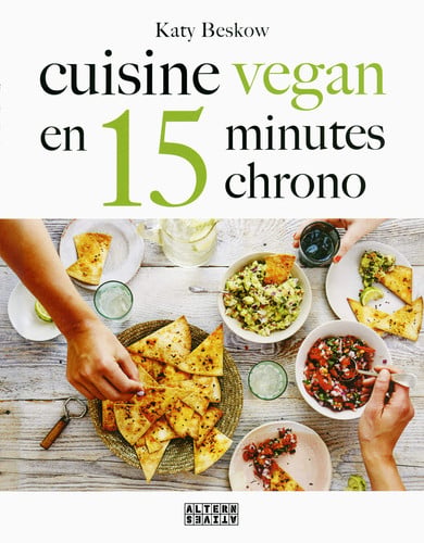 CUISINE VEGAN EN 15 MINUTES CHRONO, de BESKOW | portada del libro