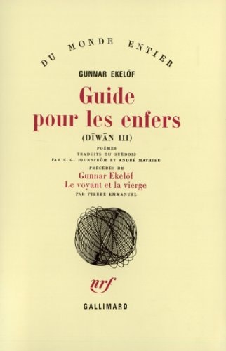 GUIDE POUR LES ENFERS, de Gunnar Ekelöf | portada del libro