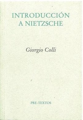 INT.A NIETZSCHE, de COLLI | portada del libro