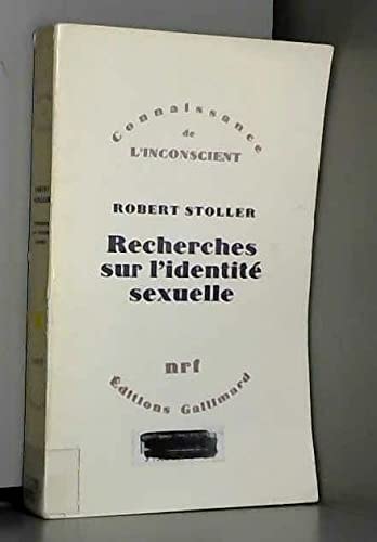 RECHERCHES SUR L'IDENTITE SEXUELLE A PARTIR DU TRANSSEXUALIS, de Stoller | portada del libro