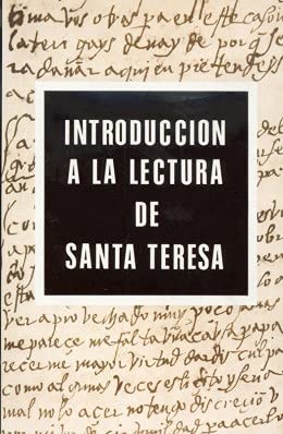 Introduccion a la lectura de Santa Teresa, de Barrientos Merino | portada del libro