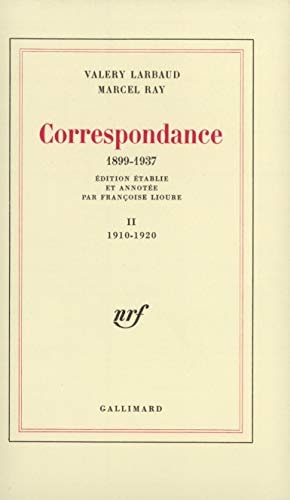 CORRESPONDANCE T2, de Valery Larbaud | portada del libro