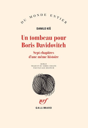 UN TOMBEAU POUR BORIS DAVIDOVITCH, de Danilo Kiš | portada del libro