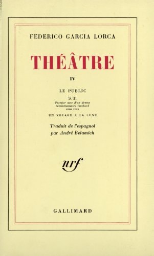 THEATRE T4, de Federico García Lorca | portada del libro