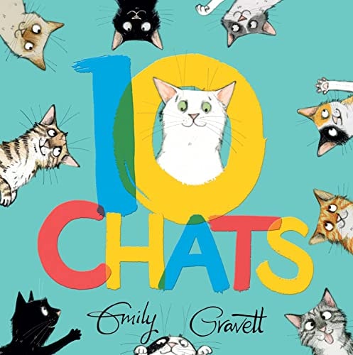 IX CHATS, de Emily Gravett | portada del libro