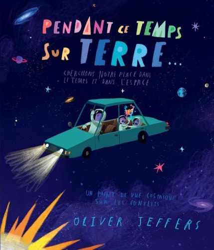 ENDANT CE TEMPS SUR TERRE, de Oliver Jeffers | portada del libro