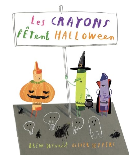 ES CRAYONS FETENT HALLOWEEN, de Drew Daywalt | portada del libro