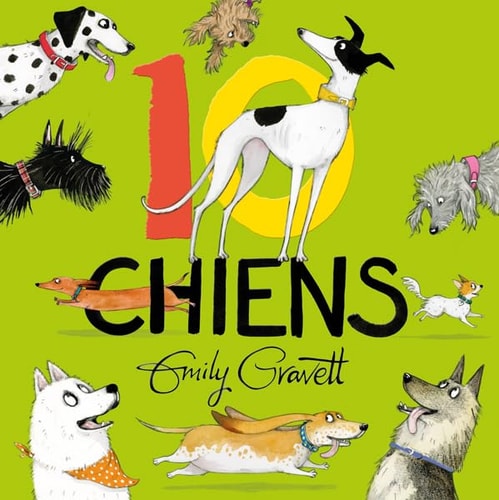 0 CHIENS, de Emily Gravett | portada del libro