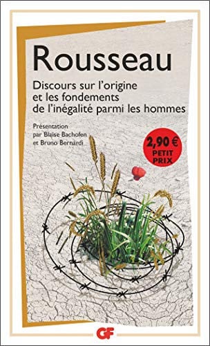 ISCOURS SUR L'ORIGINE ET LES, de ROUSSEAU JEAN-JACQUES | portada del libro