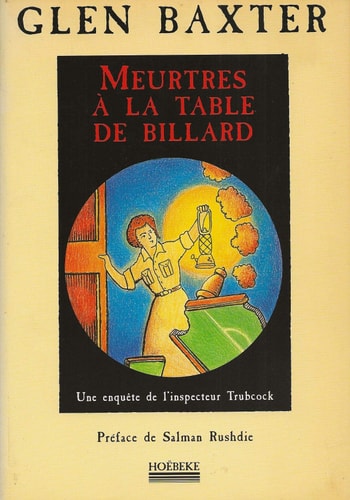 MEURTRE A LA TABLE DE BILLARD, de Glen Baxter | portada del libro