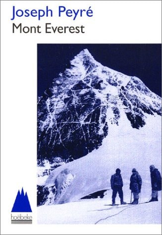 MONT EVEREST, de Joseph Peyré | portada del libro