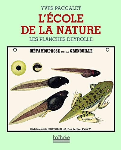 L'ECOLE DE LA NATURE, de Yves Paccalet | portada del libro