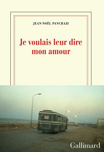 Je voulais leur dire mon amour, de Jean-Noël Pancrazi | portada del libro
