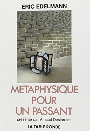 METAPHY POUR UN PASSANT, de Eric Edelmann | portada del libro