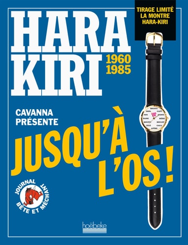 HARA KIRI JUSQU'A L'OS, de François Cavanna | portada del libro
