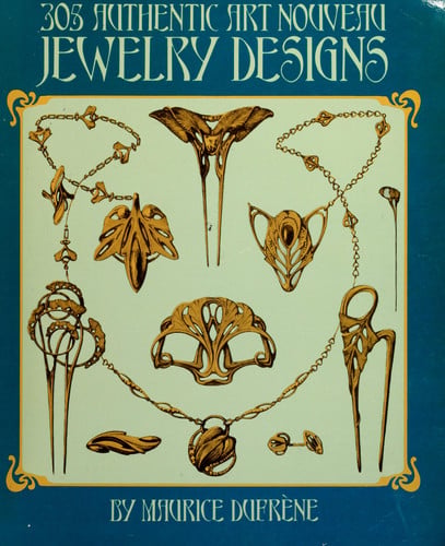 305 AUTHENTIC ART NOUVEAU JEWELRY DESINGNS, de AA.VV. | portada del libro