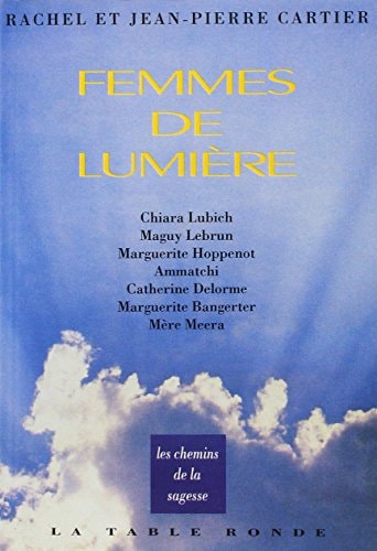 FEMMES DE LUMIERE, de Rachel Cartier | portada del libro