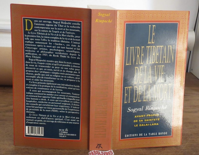 LE LIVRE TIBETAIN DE LA VIE ET LA MORT, de Rinpoche Sogyal | portada del libro
