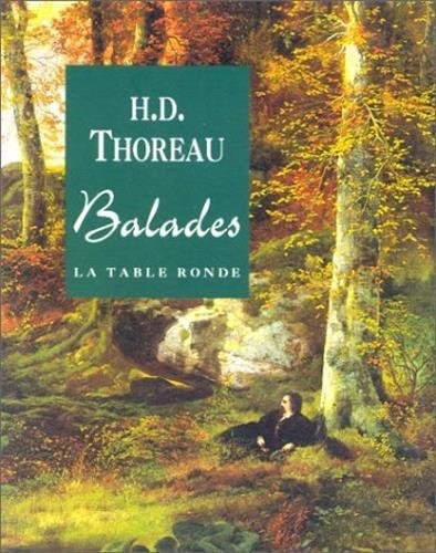 BALADES, de Henry David Thoreau | portada del libro