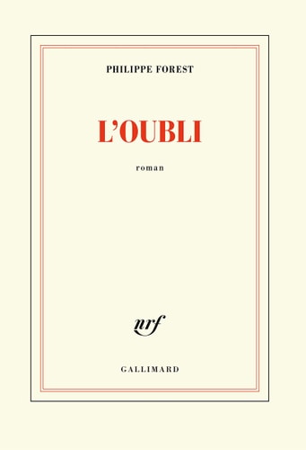 L'OUBLI, de Philippe Forest | portada del libro