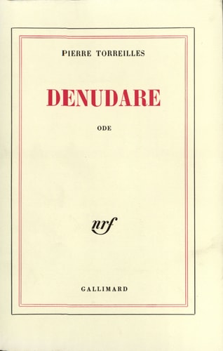 DENUDARE, de Pierre Torreilles | portada del libro