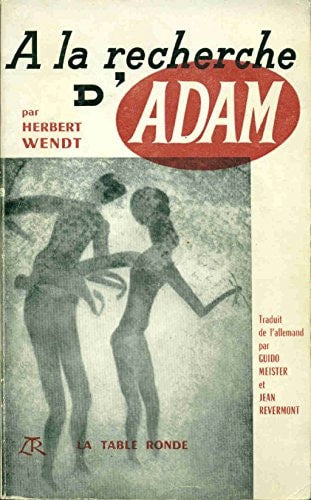 A LA RECHERCHE ADAM, de Wendt | portada del libro