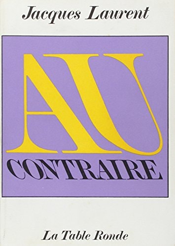 AU CONTRAIRE, de Laurent | portada del libro