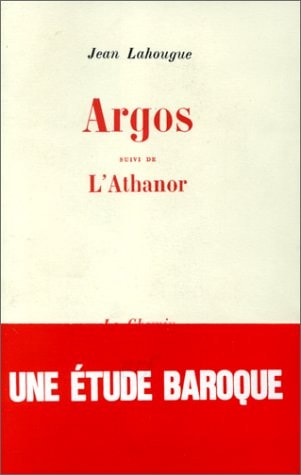 ARGOS / L'ATHANOR, de Lahougue | portada del libro