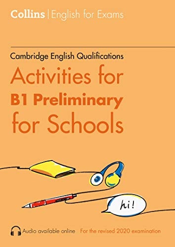 COLLINS ACTIVITIES FOR B1 PET FOR SCHOOLS, de Rebecca Adlard | portada del libro