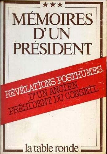 MEMOIRES D UN PRESIDENT, de Anonymes | portada del libro