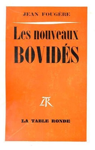 LES NOUVEAUX BOVIDES, de Fougère | portada del libro