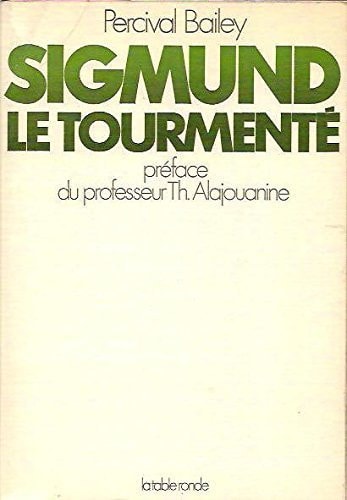 SIGMUND LE TOURMENTE, de Bailey | portada del libro