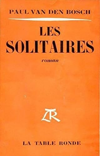 SOLITAIRES, de Van den Bosch | portada del libro