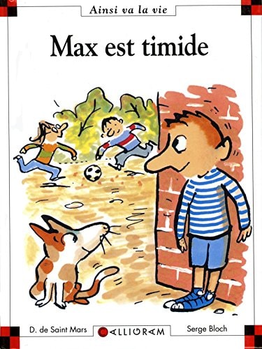 MAX EST TIMIDE, de Dominique de Saint Mars | portada del libro